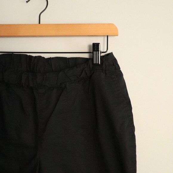 Columbia Women's Sz M Black Cropped Capri Pull On Stretch Hiking Stretch Pants - Picture 4 of 12